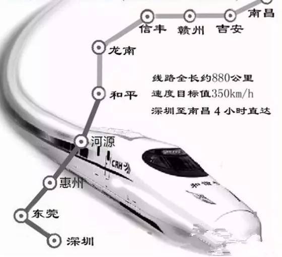 贛深高鐵最新線路圖，速度與時代的交響樂章